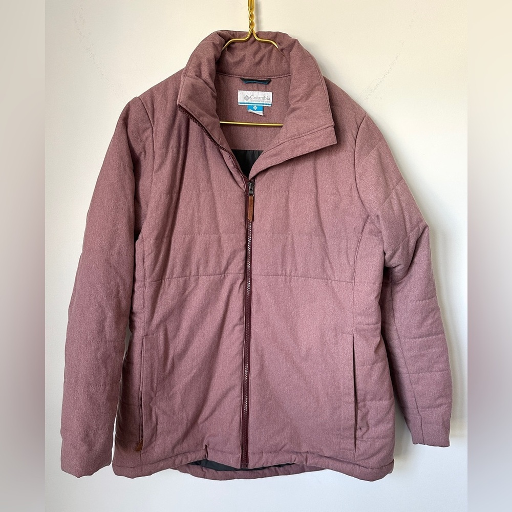 Columbia Mauve Pink Achen Lake Warm Winter Coat Insulated Jacket Women’s Large